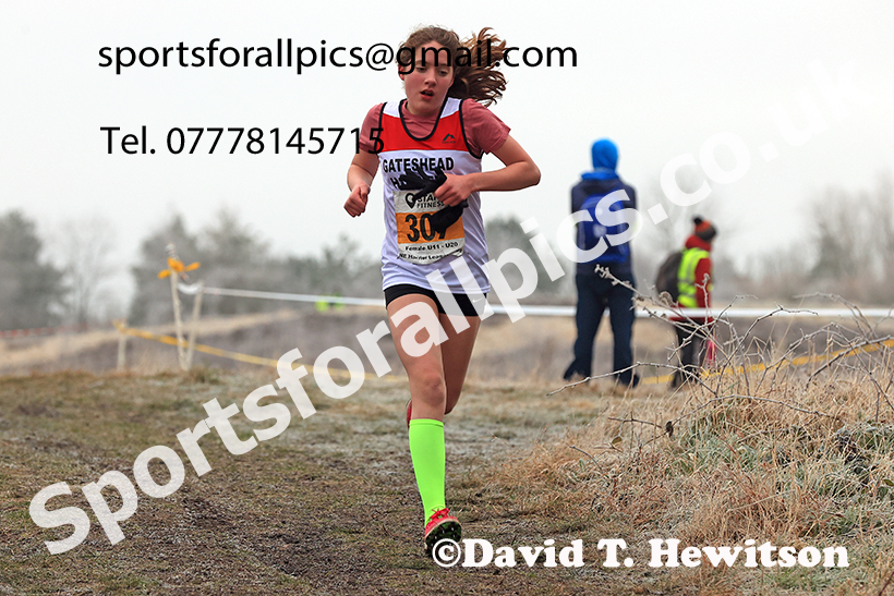 Girls under-13s 2025 Start Fitness NEHL, Wrekenton, Gateshead. Photo: David T. Hewitson/Sports for All Pics